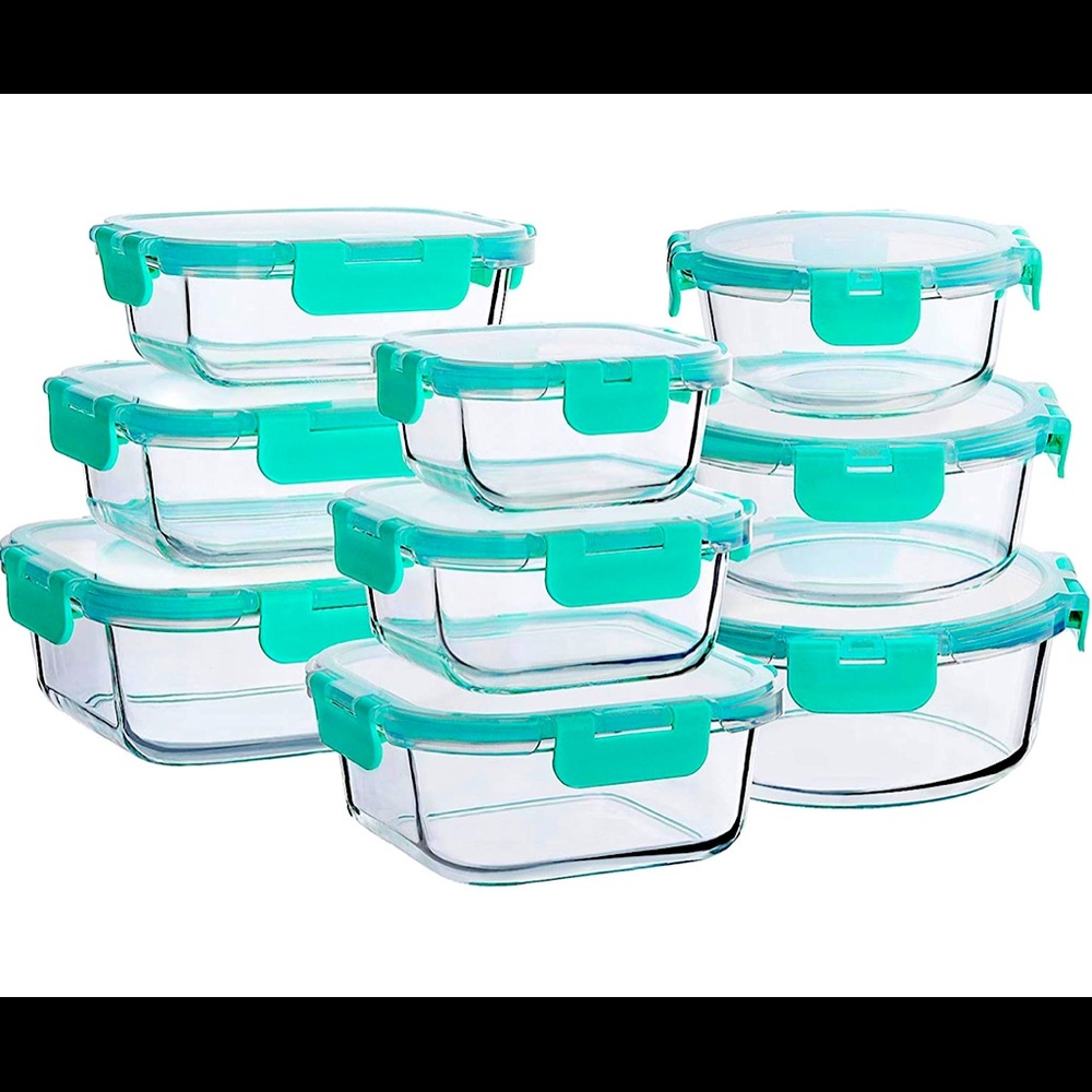 Food glass container